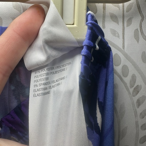 Bob Mackie Womens Size 1x Wearable Art Mutli Color Wide Leg Stretch Cropped - Picture 7 of 7